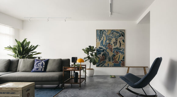 This arty apartment is anything but cookie-cutter