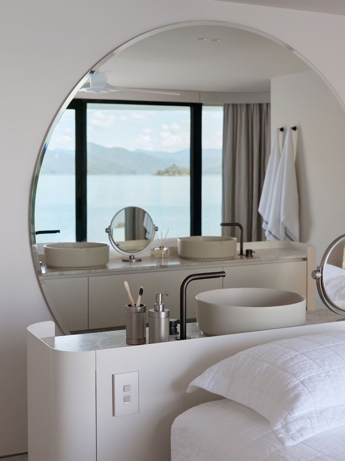 The bedroom suites on Halcyon are exceptionally appointed and luxurious