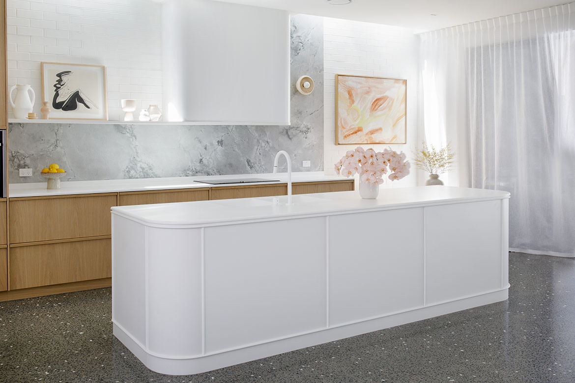Austaron Surfaces used for Bayview One interiors