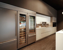 Invite colour into your kitchen with Fhiaba’s Built-in Refrigeration