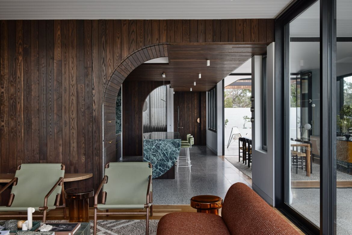 The snug room by Jost Architects and Simone Haag – Sorrento Beach House