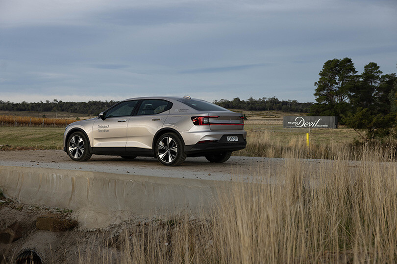 The Polestar 2 gets a test driven around Tasmania