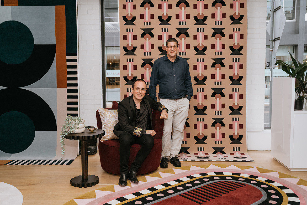 An art deco moment with Greg Natale x Designer Rugs