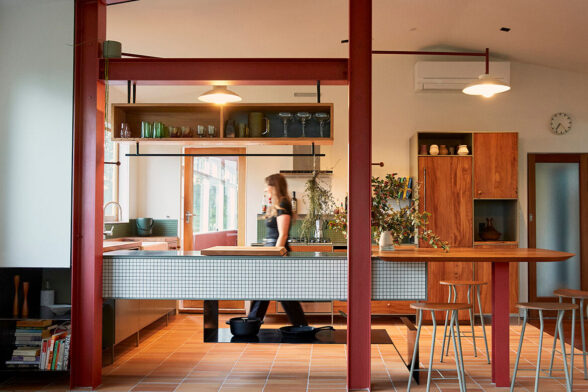Konini Road kitchen by Atelier Jones Design is full of quirk and bespoke details