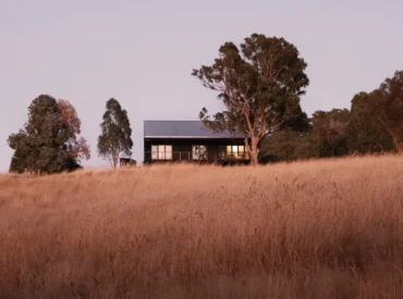 A rural residence that sits gently in the landscape