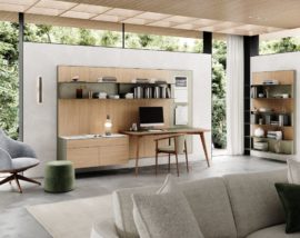 Integrating storage and technology to create calm living spaces