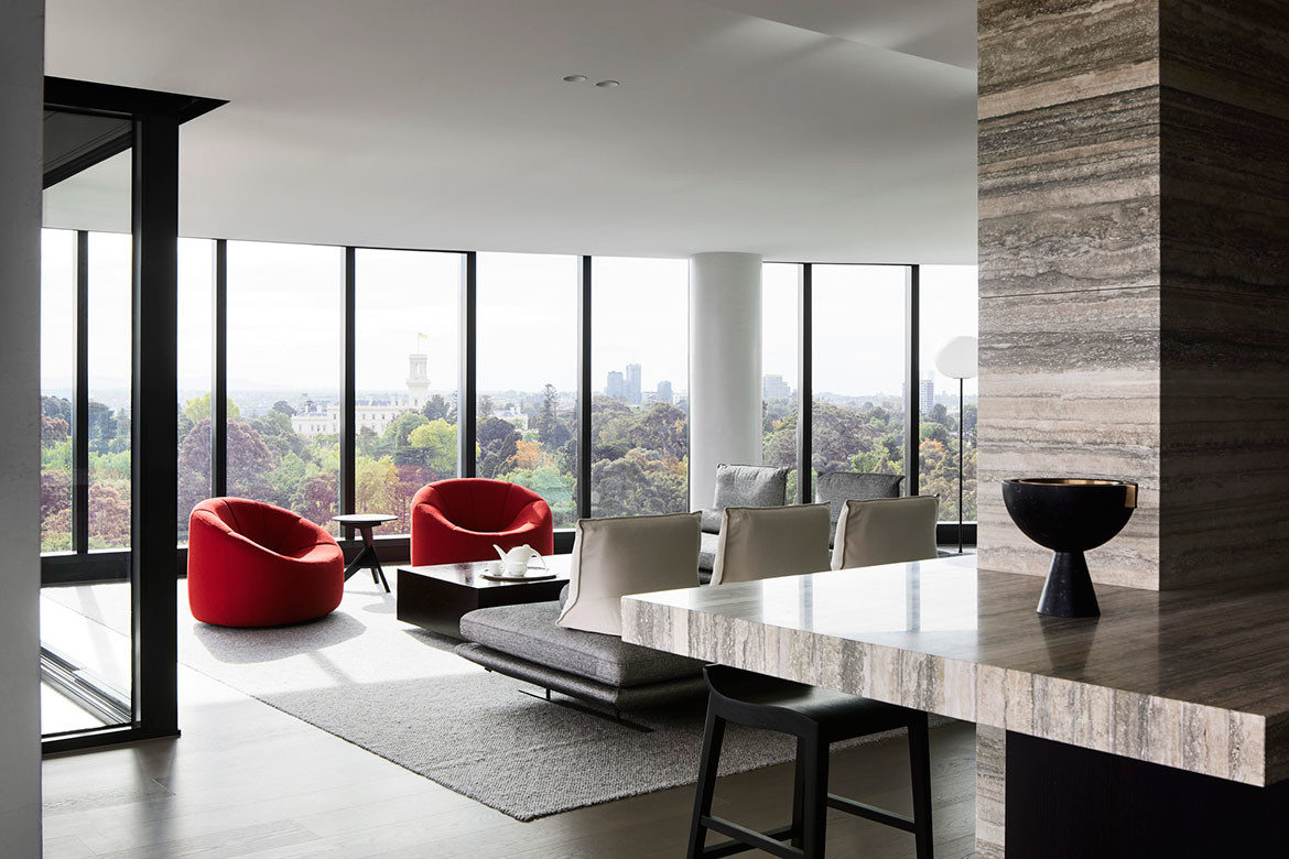 A jaw-dropping interior to match the view