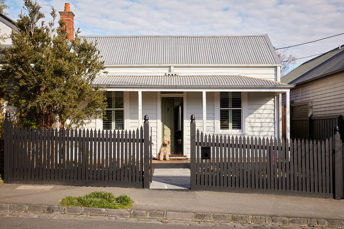 A Victorian worker's cottage from the street, looks different once you step inside