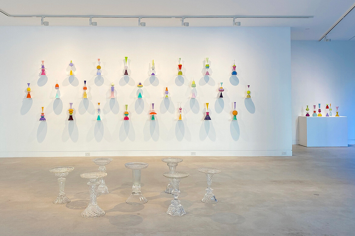 Edward Waring makes lolly-coloured crystal eye candy in his new exhibition