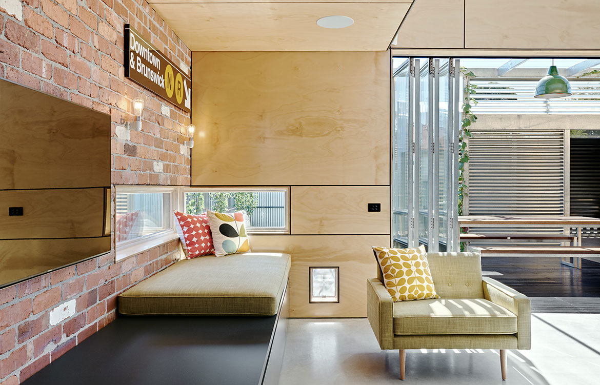 Habitus Living Laneway House Zen Architects lounge