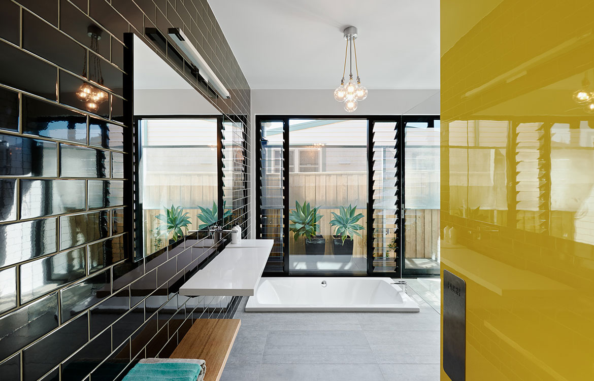 Habitus Living Laneway House Zen Architects bathroom