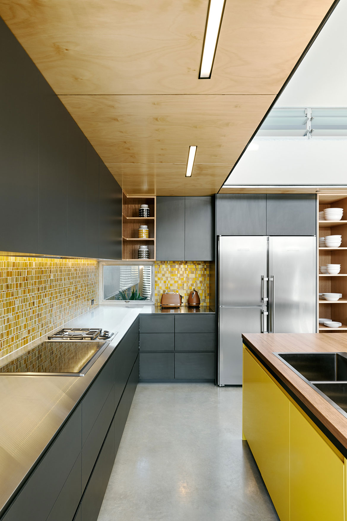 Habitus Living Laneway House Zen Architects kitchen