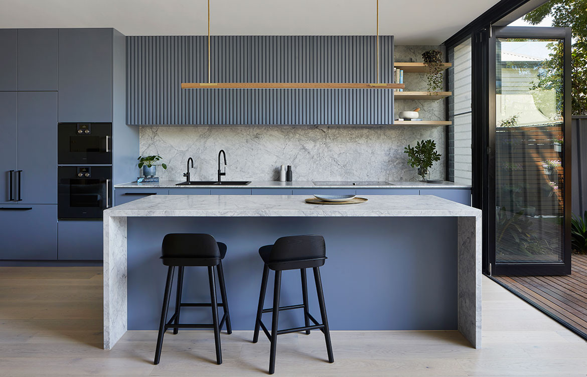 House 184 Blank Canvas Architects CC Tatjana Plitt Kitchen Bench