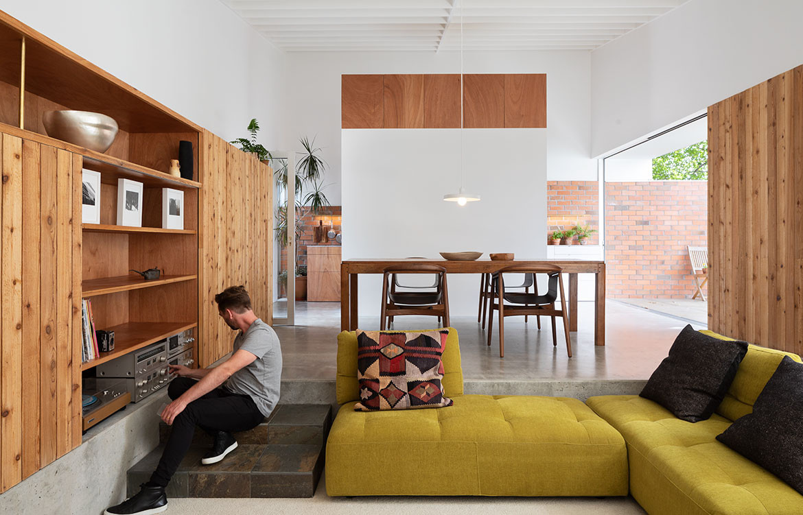House In Town Christopher Beer Architects CC Patrick Reynolds living space