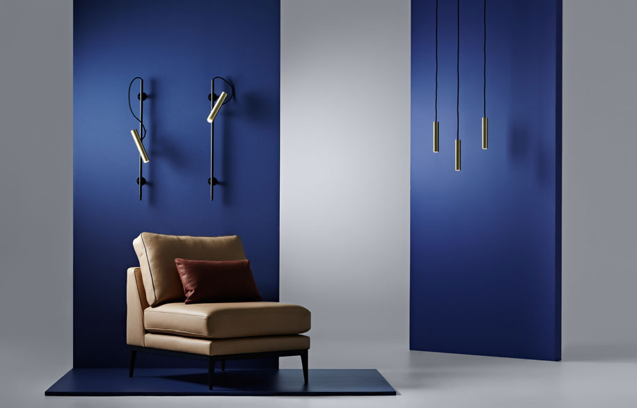 Brass and matt black finishes combine in the Luxe range by ISM Objects