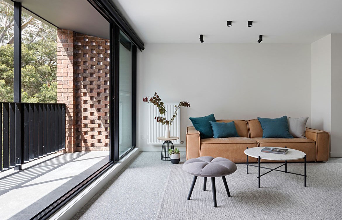 Inbetween Architects Ruffey Lake House lounge room
