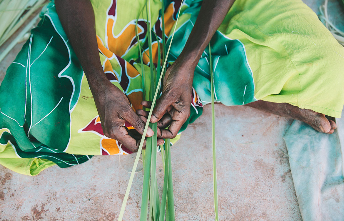 Indigenous Collaborations Koskela Elcho Island Arts art weaving