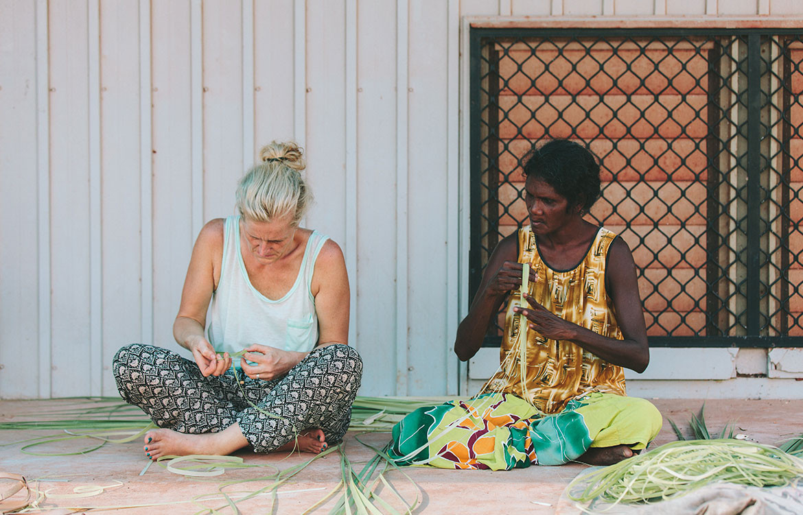 Indigenous Collaborations Koskela Elcho Island Arts weaving