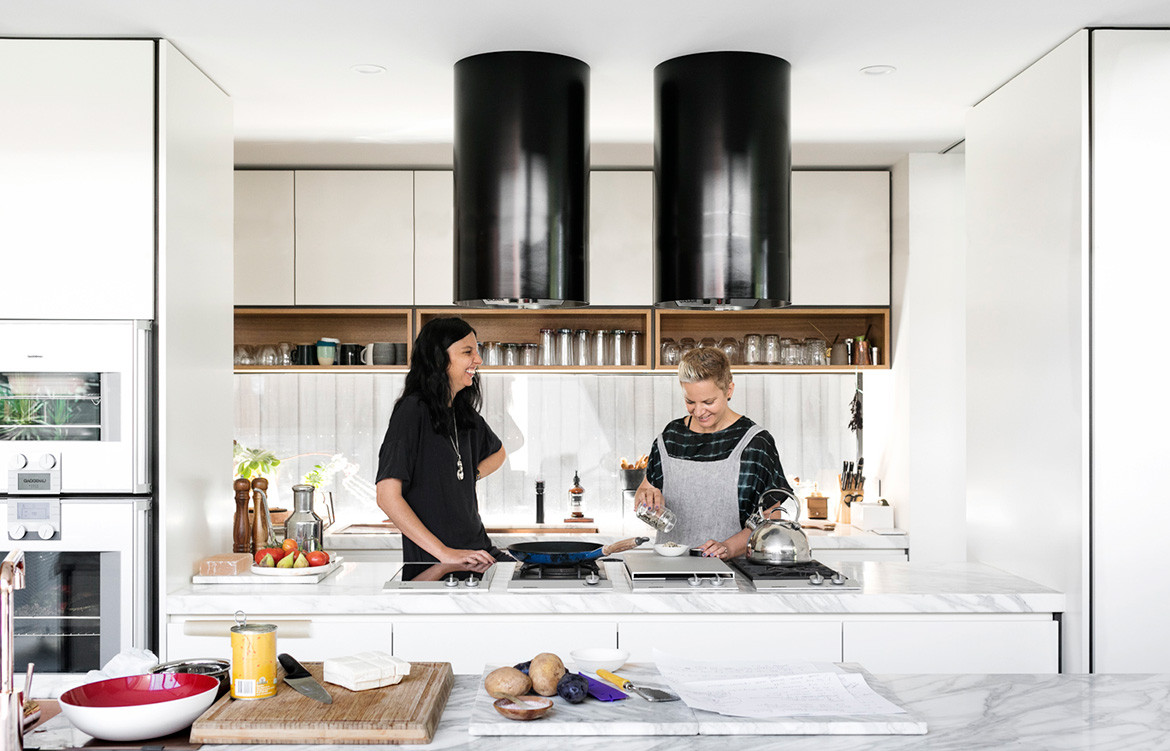 K2 Kitchen System Cantilever Colin Hopkins Bette Poulakas CC Martina Gemmola Bette and Ruth Kitchen exhaust