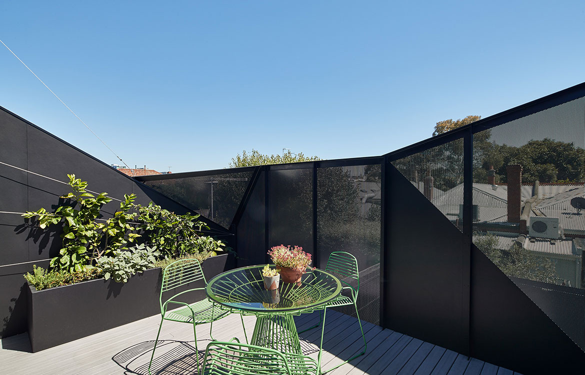 K2 House FMD Architects Fiona Dunin cc Peter Bennetts rooftop garden