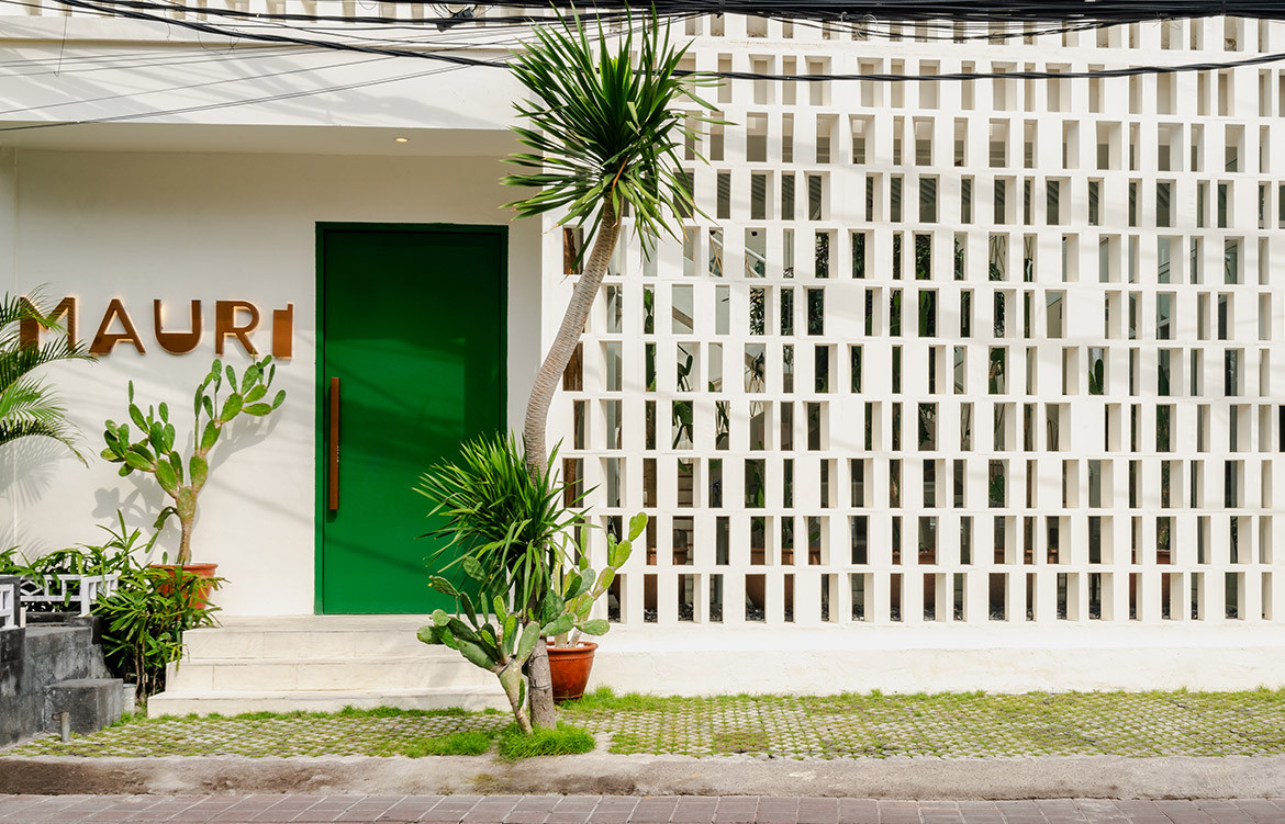 MAURI Seminyak Bali Ushers By Design facade details