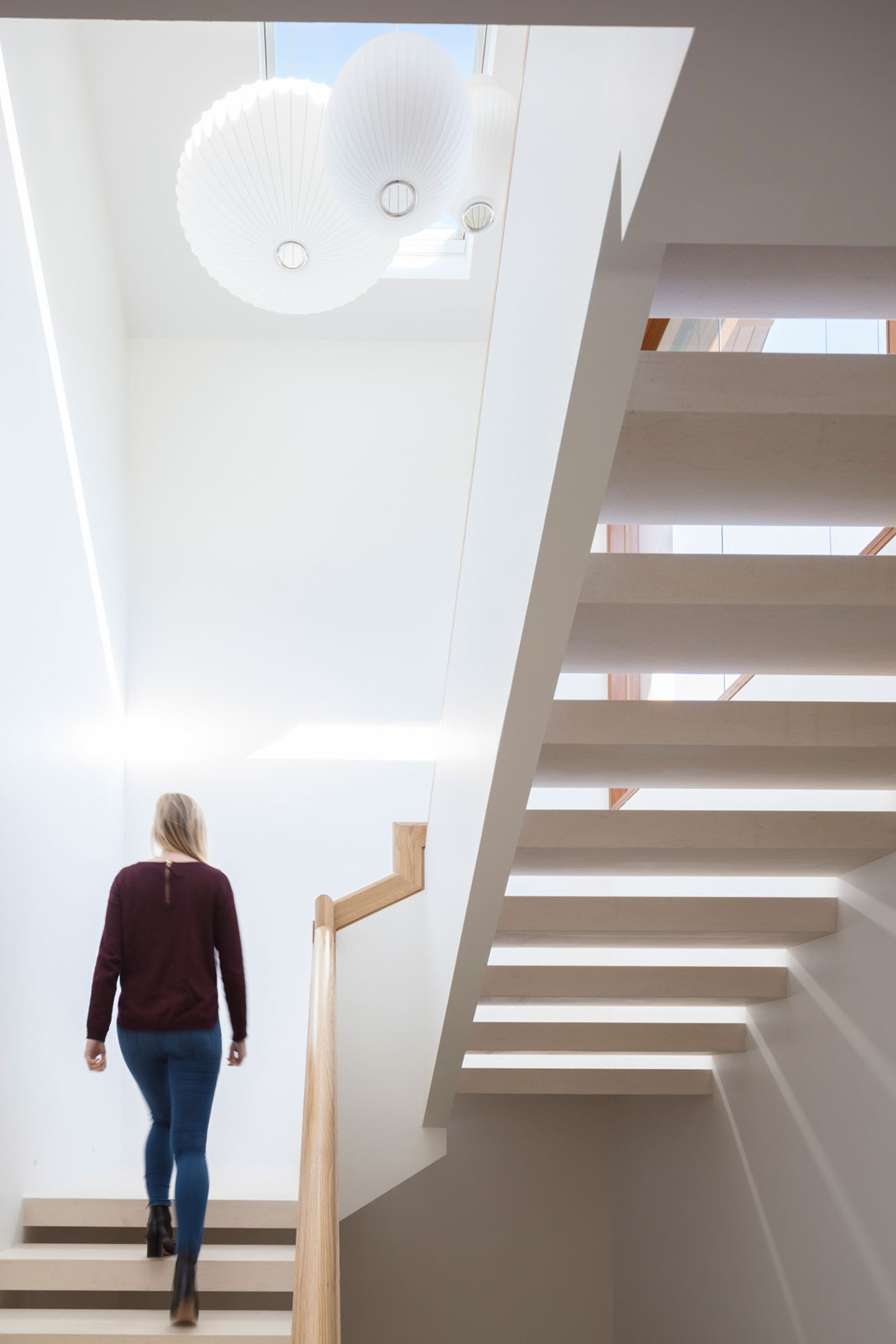 Mosman House Daniel Boddam Architects cc Brett Boardman staircase