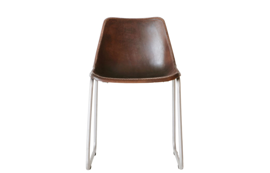 Moulded-Leather-Chair--Brown_$245