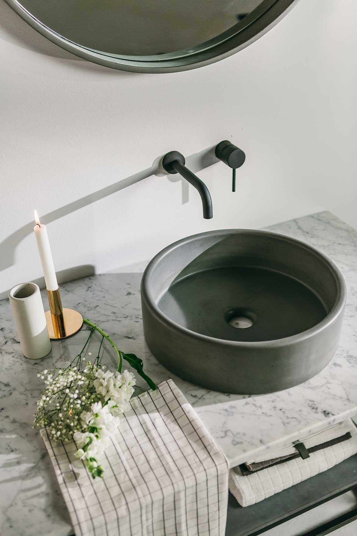 Nood Co Concrete bathroom basin