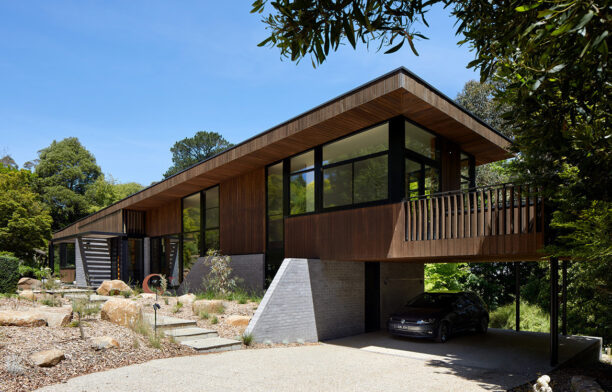 Olinda House, a passive house in the Dandenong Ranges by BENT Architecture featured on habitusliving.com cc Tatjana Plitt