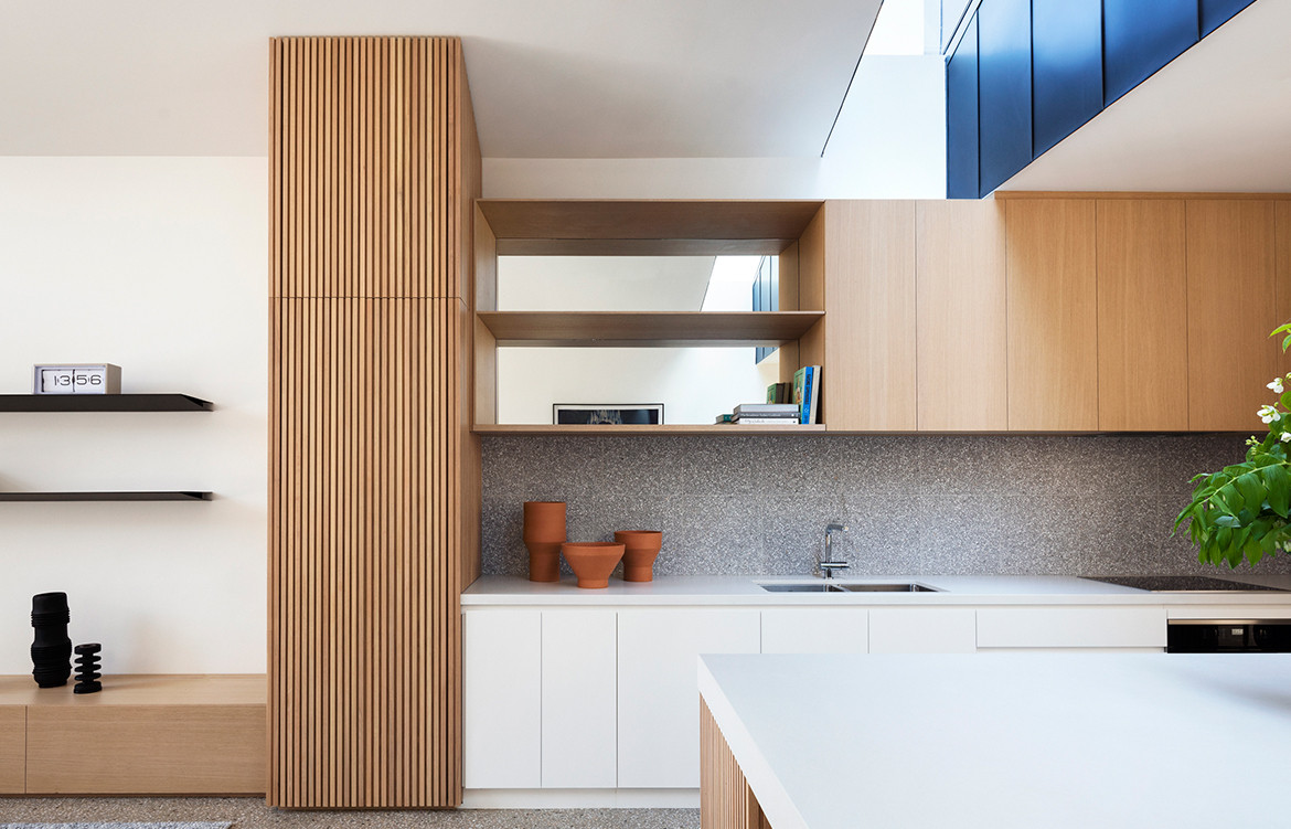Port Melbourne House Pandolfini Architects CC Rory Gardiner kitchen splashback details