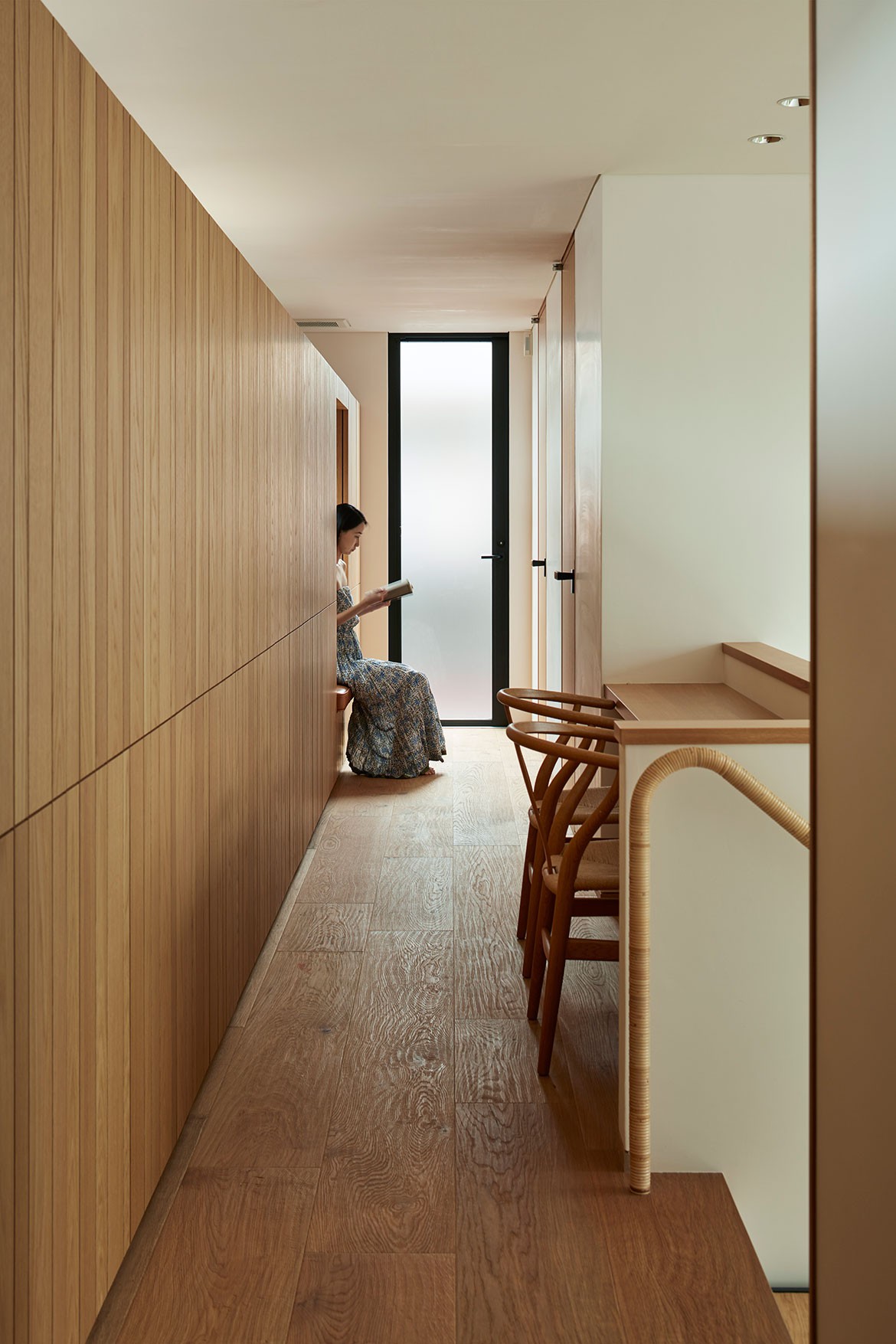 Radiator House Hiroshi Nakamura Architects hallway