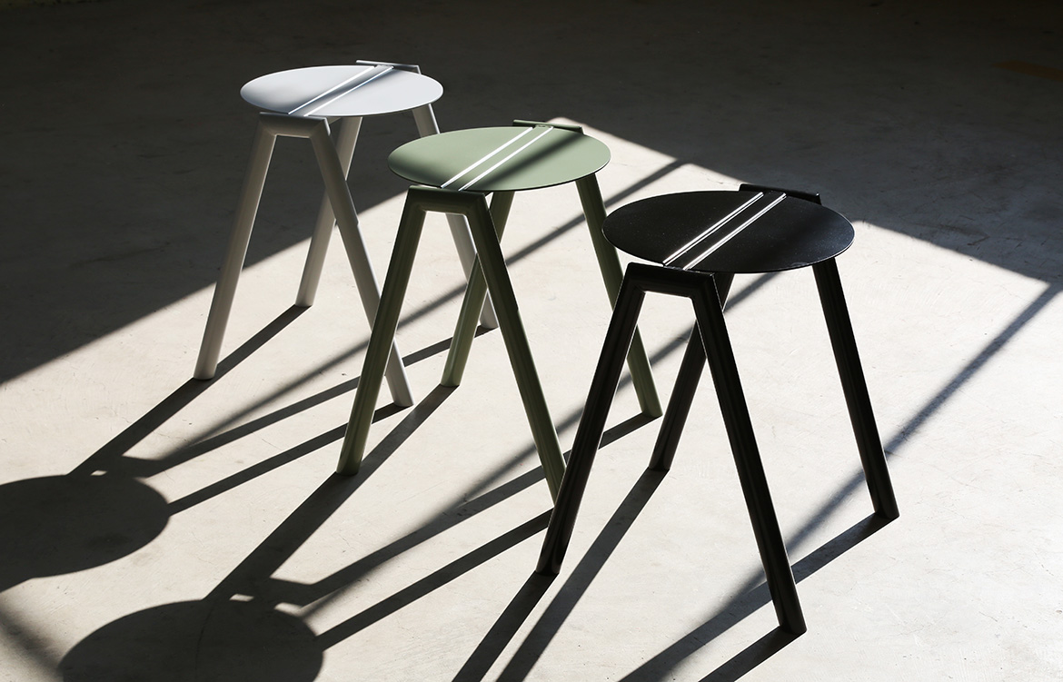 Rene Linssen Furnished Forever stools colourway