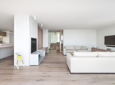 Tactile finishes meet organic lines at the Riverview House