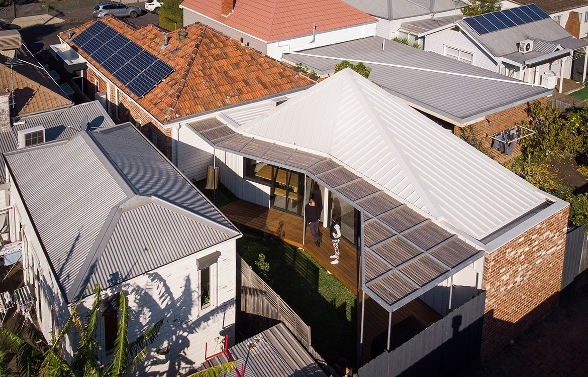 Allan Street House Gardiner Architects CC Rory Gardiner birds eye view