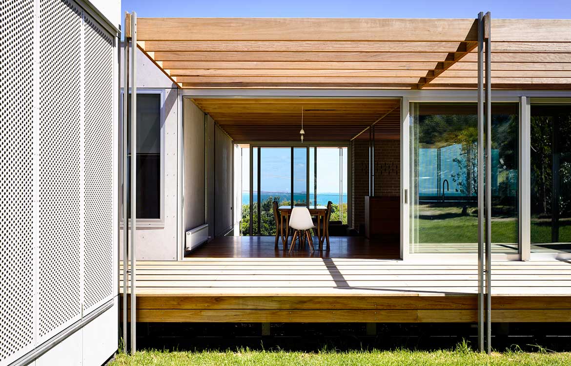 Seaberg House Kerstin Thompson Architecture veranda