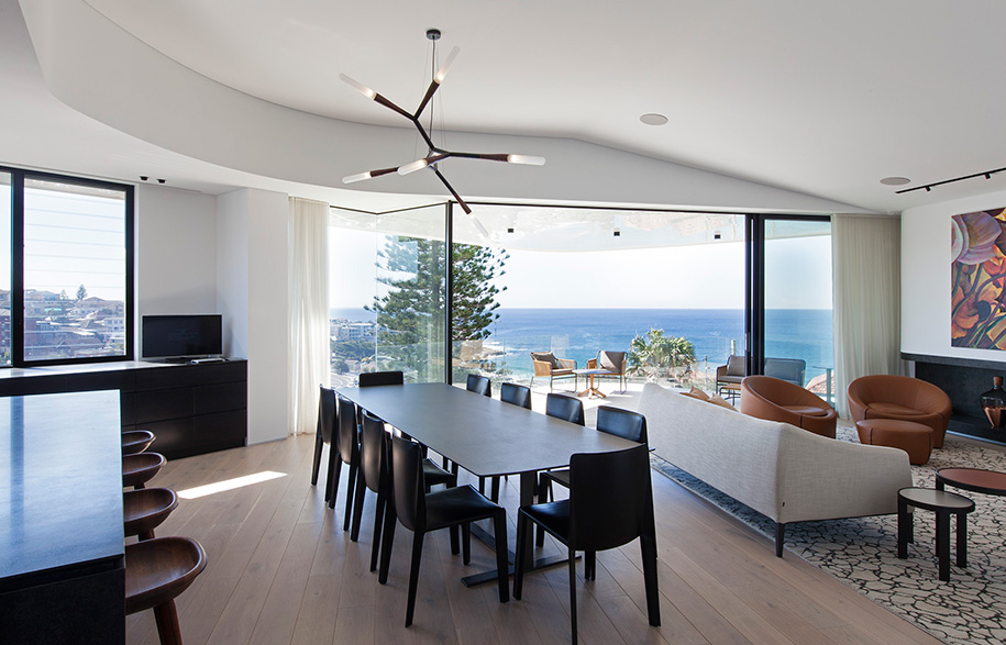 Tamarama House Porebski Architects dining room