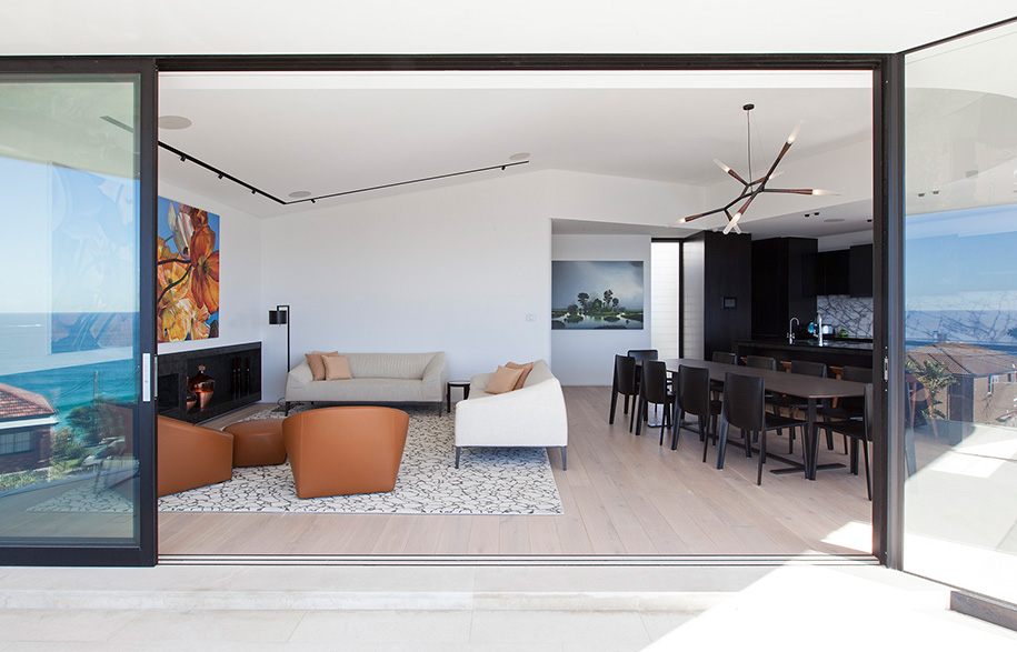Tamarama House Porebski Architects living room