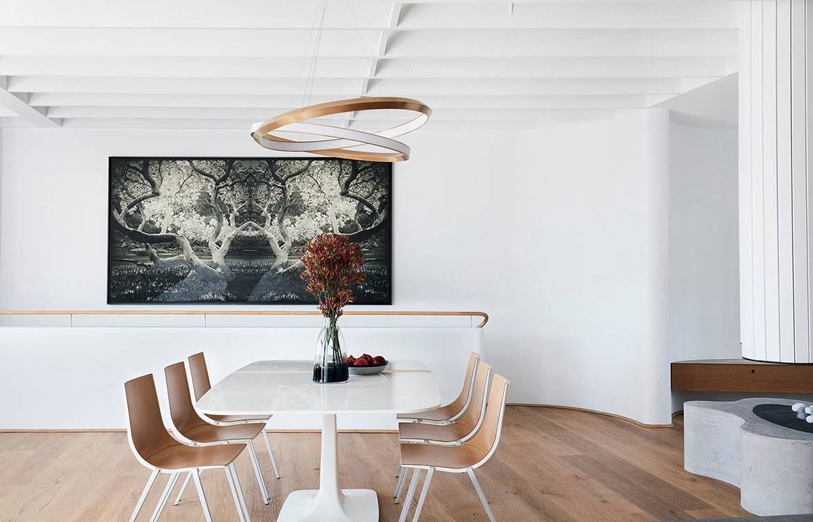 Tamas Tee House Luigi Rosselli Architects dining room