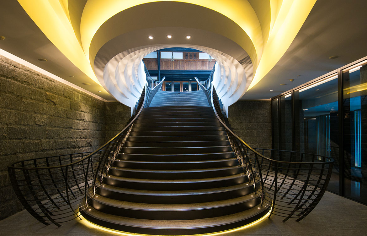 Temple House Chengdu staircase