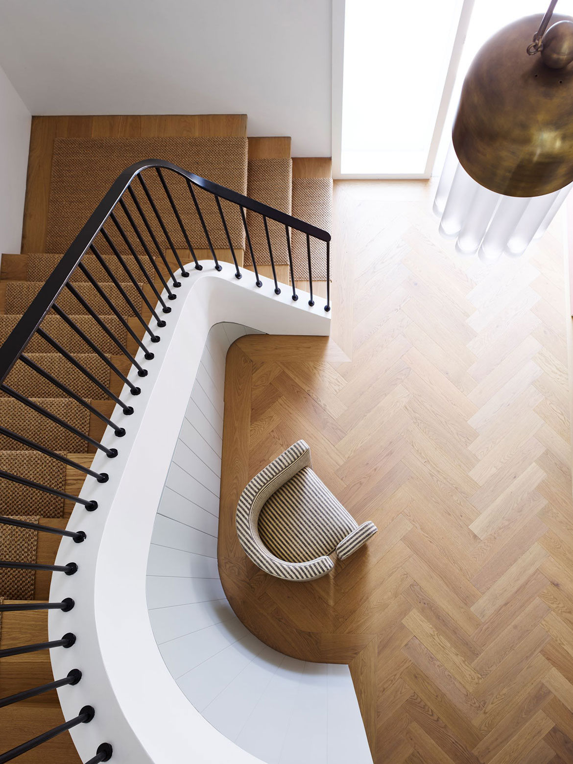 Tongue n Groove European oak herringbone floorboards | Magnolia House by Arent&Pyke