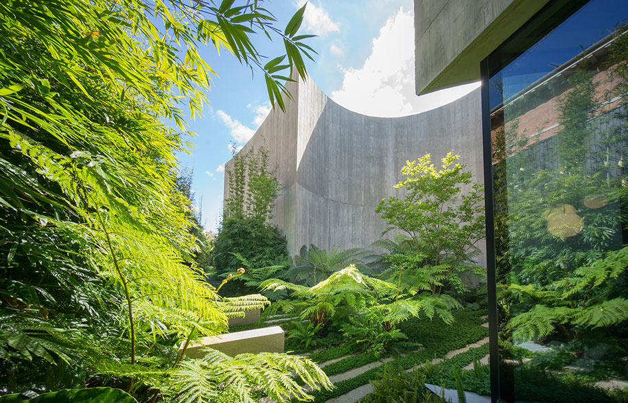 Toorak Towers Road Residence garden