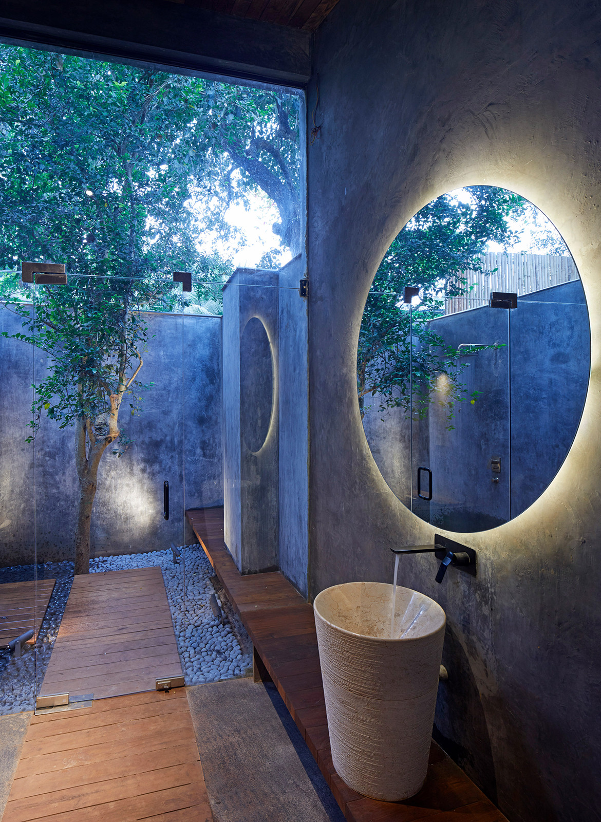 Villa In The Palms Abraham Jon Architects bathroom