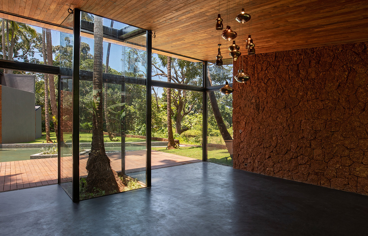 Villa In The Palms Abraham John Architects living room views