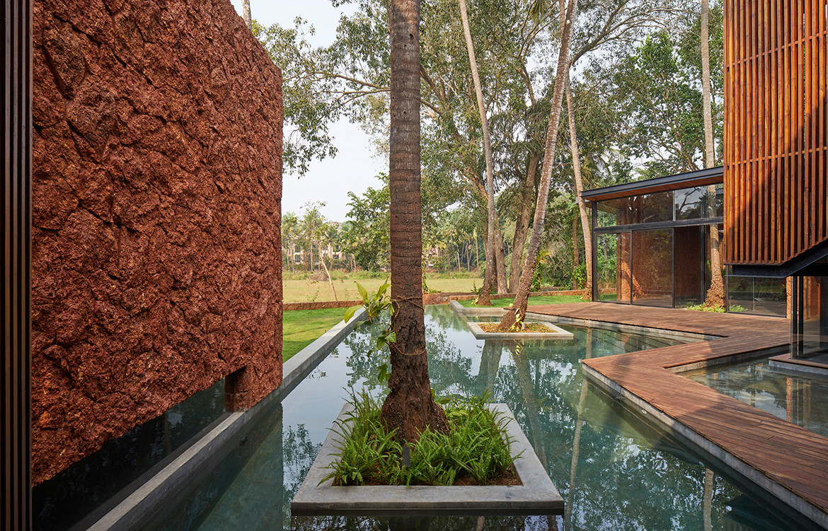 Villa In The Palms Abraham Jon Architects view from deck