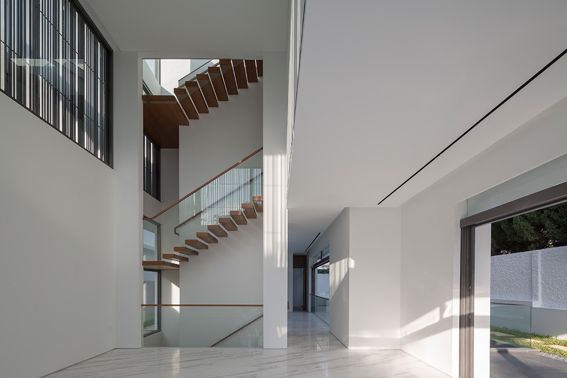 Wallflower Architecture Design Namly View House Photography by Marc Tey staircase side