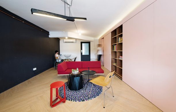 Pink and Mint Apartment by Wynk Collaborative