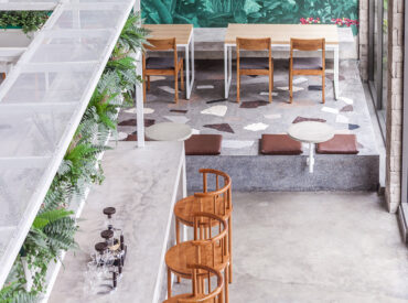 X+O Bring Brutalist Interior Architecture To A Café In Ubud, Bali