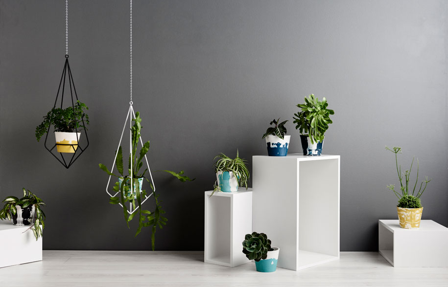 Hold your plants in a handcrafted vessel and stand by Capra Designs