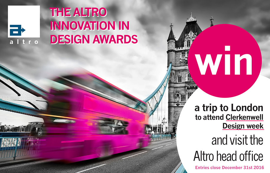 Calling all Designers for the Altro Innovation In Design Awards