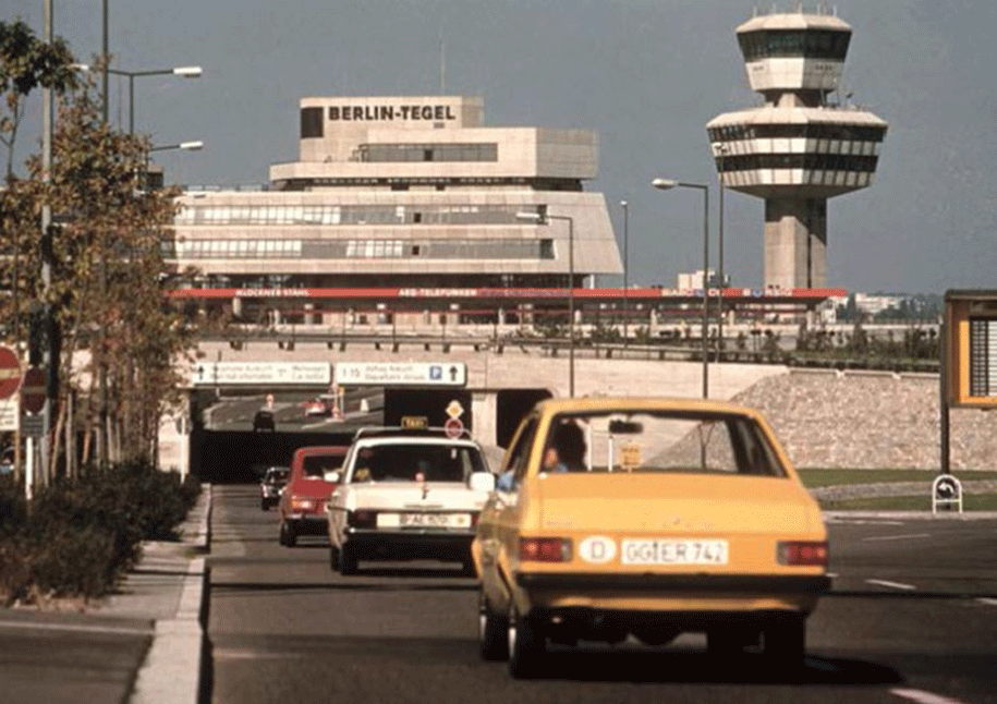 Berlin‘s Tegel Airport in 1975